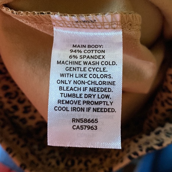 BP BRAND high waisted leopard biker shorts - Picture 3 of 3